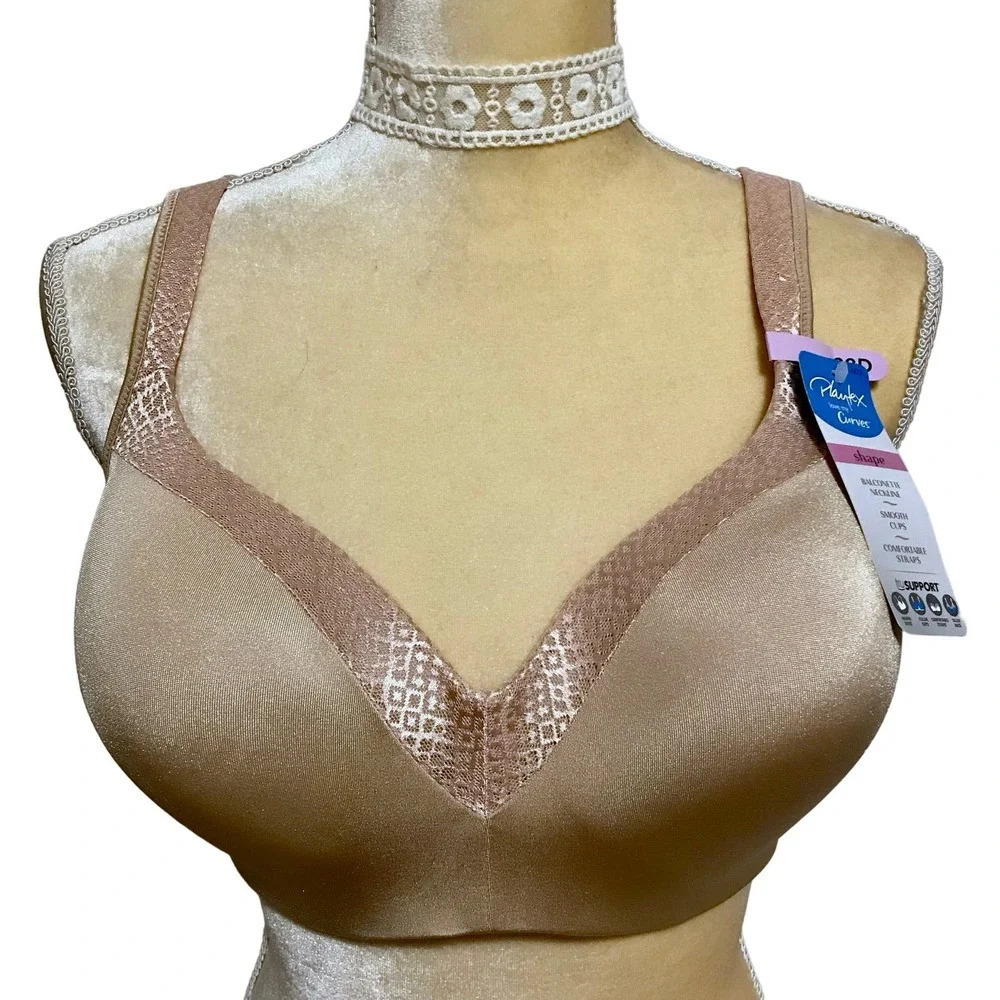 Playtex NWT Curves Shape Balconette Bra Women 38D